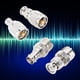 thumbnail image 5 of Adaptador de conector de cobre niquelado UHF a BNC de 4 piezas, 50 ohmios, para antena, radio, WiFi, LAN inalámbrica, 5 of 8