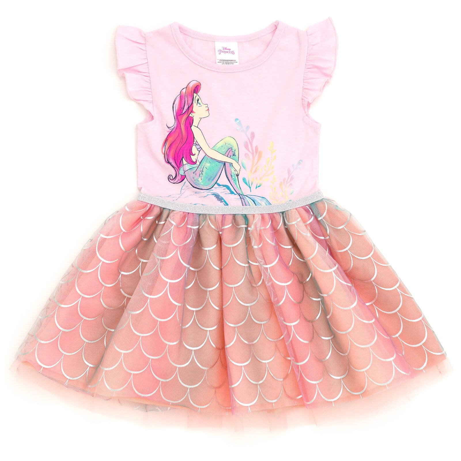 Vestido Disney Little Mermaid Princess Ariel Para Niña De 7 A 8 Años