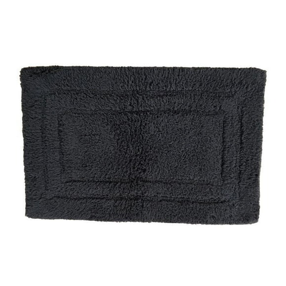 Piso Negro 60X40 Cm Tufted