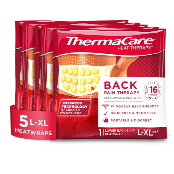 Parches de terapia térmica ThermaCare Advanced Back & Hip, 5 unidades