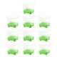 thumbnail image 2 of 10x Macetas Para Vivero Macetas Para Plantas Bonsai Interior Exterior Flor Verde, 2 of 5