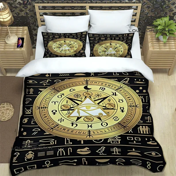YU-GI-OH! Card Printed Bedding Sets exquisite bed supplies set duvet cover bed comforter set bedding set luxury birthday gift