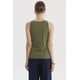 thumbnail image 3 of Polera Mujer Con Bote Pabilo Rib Verde Olivo, 3 of 4