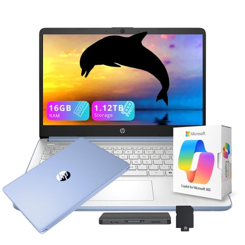 Laptop Hp 14"" Hd Intel N150 16 Gb Ram 1,12 Tb De