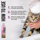 thumbnail image 4 of Champú Shed Control SynergyLabs Shed-X para gatos, 240 ml, 4 of 7