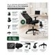 thumbnail image 2 of Silla Ejecutiva Escritorio Ergonomica Ultra Premium, 2 of 3