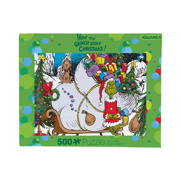 Rompecabezas AQUARIUS Grinch, 500 piezas, sin reflejos, 36 x 48 cm