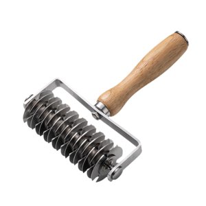 Bothyi - Cortador De Masa Con Forma De Rueda, Herramienta Para Hornear, Cortador De Rodillo De Celosía Para Corteza De Restaurante