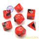 thumbnail image 2 of Juego de dados poliédricos Bescon HOT Rocks que brillan en la oscuridad, 2 of 7