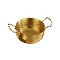 Magideal - Olla De Ramen Coreana, Olla De Fideos Coreana, Olla Antiadherente Portátil De Acero Inoxidable, Ollas Para Fideos Instantáneos Para Pasta, Sopa, Hogar 20 Centímetros