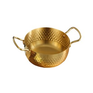 Magideal - Olla De Ramen Coreana, Olla De Fideos Coreana, Olla Antiadherente Portátil De Acero Inoxidable, Ollas Para Fideos Instantáneos Para Pasta, Sopa, Hogar 20 Centímetros