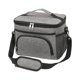 thumbnail image 2 of Fiambrera Portátil Con Bolsillo Frontal, Bolsa Térmica Para Comida Fría Y Caliente, Bolso De Mano Para Playa, Color Gris, 2 of 3
