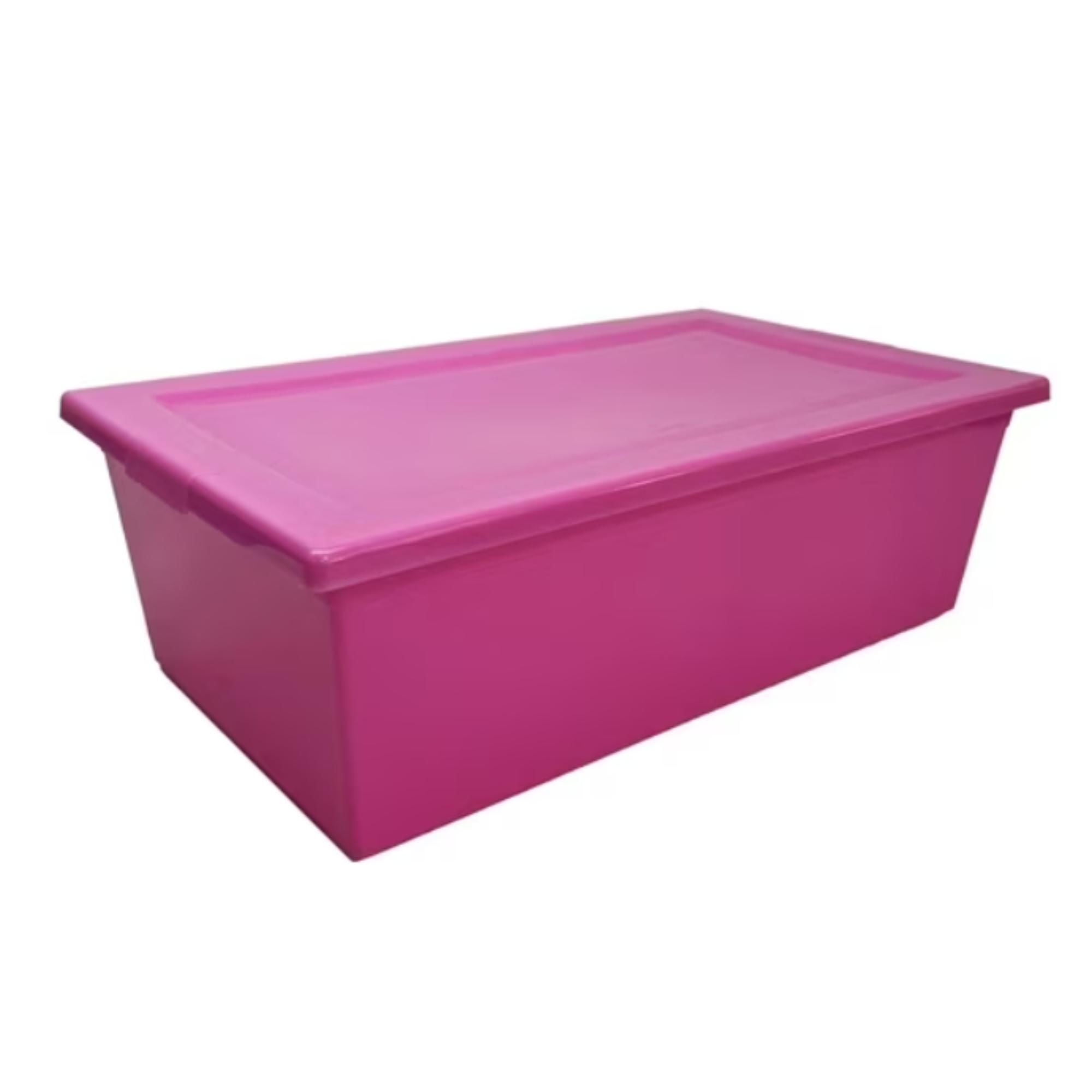 Caja Organizadora 6l Myboxtraf Plástico Rosado Wenco