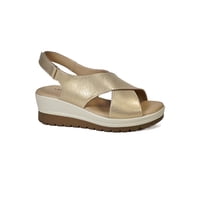 Degas - Sandalia Cuero Ebere Dorado