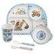 thumbnail image 1 of Conjunto de alimentación para niños 5 piezas, conjunto de vajillas para niños pequeños incluye plato cuenco taza tenedor y cuchara utensilios platos, platos para niños set lavavajillas caja, 1 of 3