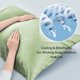thumbnail image 3 of Juego de 2 fundas de almohada BEDELITE, color verde salvia, tamaño queen, 3 of 6