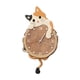 thumbnail image 5 of Reloj De Pared Con Diseño De Gato, Decorativo, Para Habitación Infantil, Color Naranja, 5 of 5