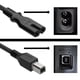 thumbnail image 3 of Set Cable Poder Tipo 8 Y Usb Impresora Para Hp Canon Epson negro, 3 of 5
