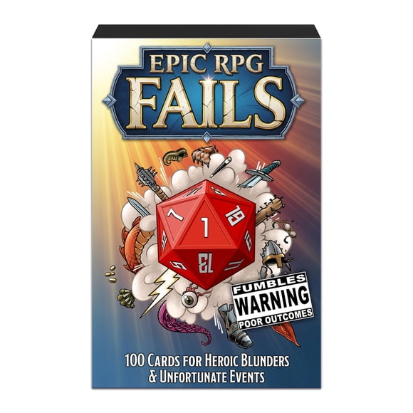 Mazo de Cartas de Fallos RPG Loke BattleMats 14+