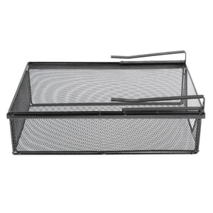 Bothyi - Cesta De Alambre Para Debajo Del Estante, Cesta Colgante De Malla Para Armario, Para Oficina, Armarios, Hogar, Color Negro