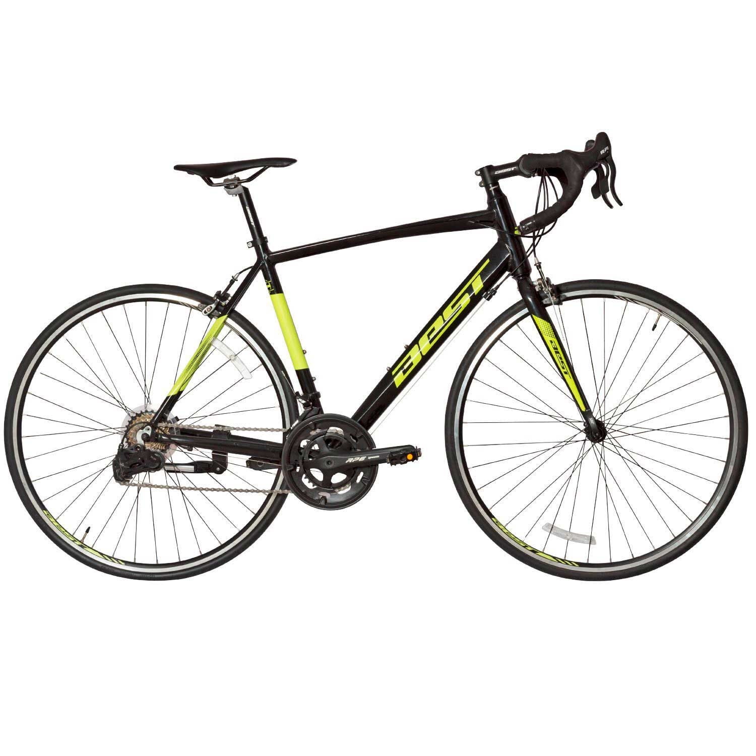 Bicicleta Best Zorzal Ruta 700 C Negro/Amarillo