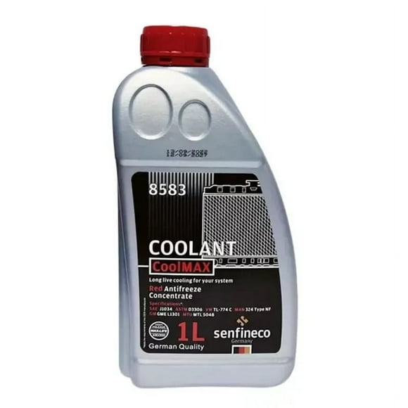 Refrigerante Concentrado Al 100% 1 Litro Rojo Senfineco