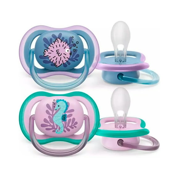 Chupete Avent Ultra Air 6-18 niña SCF085/61 2UN