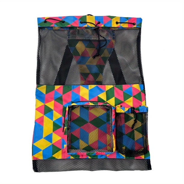 Large Mesh Swimming Bag Pool Beach Backpack