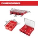 thumbnail image 4 of Organizador Milwaukee Packout de polímero resistente a impactos con 10 compartimentos, 4 of 4