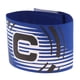 thumbnail image 4 of Capitán Brazalete Fútbol Fútbol Deportes Armas Ajustables Azul, 4 of 5