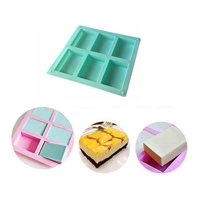Genérico - Moldes Silicona Jabon Moldes Hielo Molde Jabon 6 Cavidades