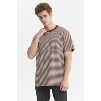 Fashionspark - Polera Hombre Rayas Chocolate
