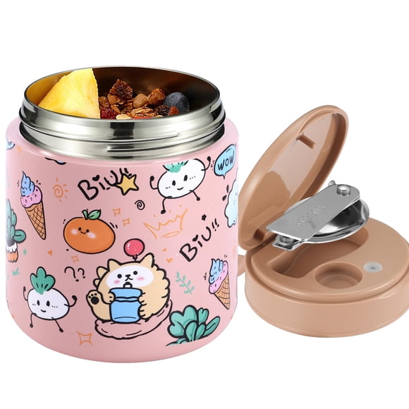 Tarro de comida con aislamiento al vacío eedabros Kids Thermo, 450 ml