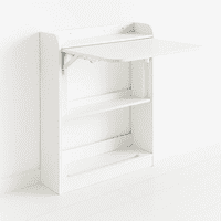 Klik Muebles - Escritorio Multifuncional Blanco - Compacto Con Estanterías