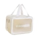 thumbnail image 5 of Neceser De Viaje, Bolsa De Maquillaje Con Separación En Seco Y Húmedo Para Natación, Senderismo, Hogar, Blanco, M, 5 of 5