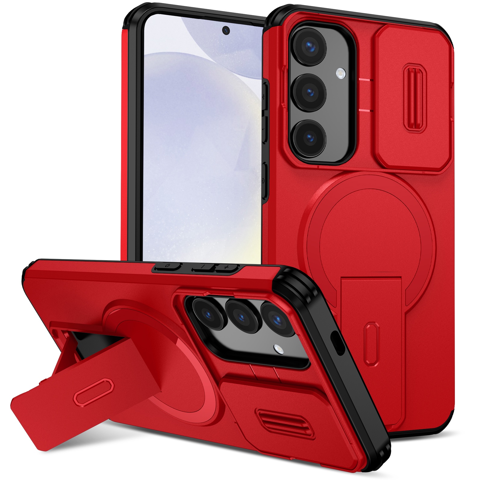 Funda Foxdock Para Samsung Galaxy S25 Plus – Magnética Antigolpes Con Soporte Y Protección Doble