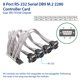 thumbnail image 2 of Tarjeta de llave IO CREST de 8 puertos RS-232 DB9 Serial M.2 B+M, 2 of 4