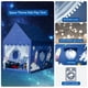 thumbnail image 5 of Carpa de juegos para niños Sherilyn Large Castle Outer Space Rocket Blue, 5 of 8