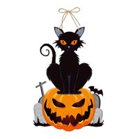 Magideal - Letrero Para Puerta De Halloween, Decoración Colgante Para Puerta De Halloween, Duradero, Adorno Artístico, Letrero Colgante De Feliz Halloween Para E Estilo E