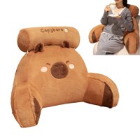 Crusec - Almohada De Respaldo Capibara Cojin Multifuncional