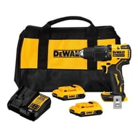 Taladro Percutor Atomic 1/2' 20V + 2 Bat Dewalt Dcd709D2-B2