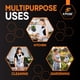 thumbnail image 2 of Delantales Desechables Xpose Safety Paquete de 100 Impermeables 61x122 cm, 2 of 7