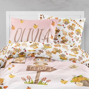 Milsleep - Juego De Cama Woodland Para Niñas