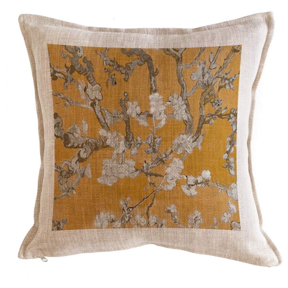 Tuyo Print - Cojín Tapiz Mostaza 2, 45X45