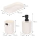 thumbnail image 2 of Set Juego De Baño 3 Pieza Jabon Dispensador Cepillo Plastic C, 2 of 2