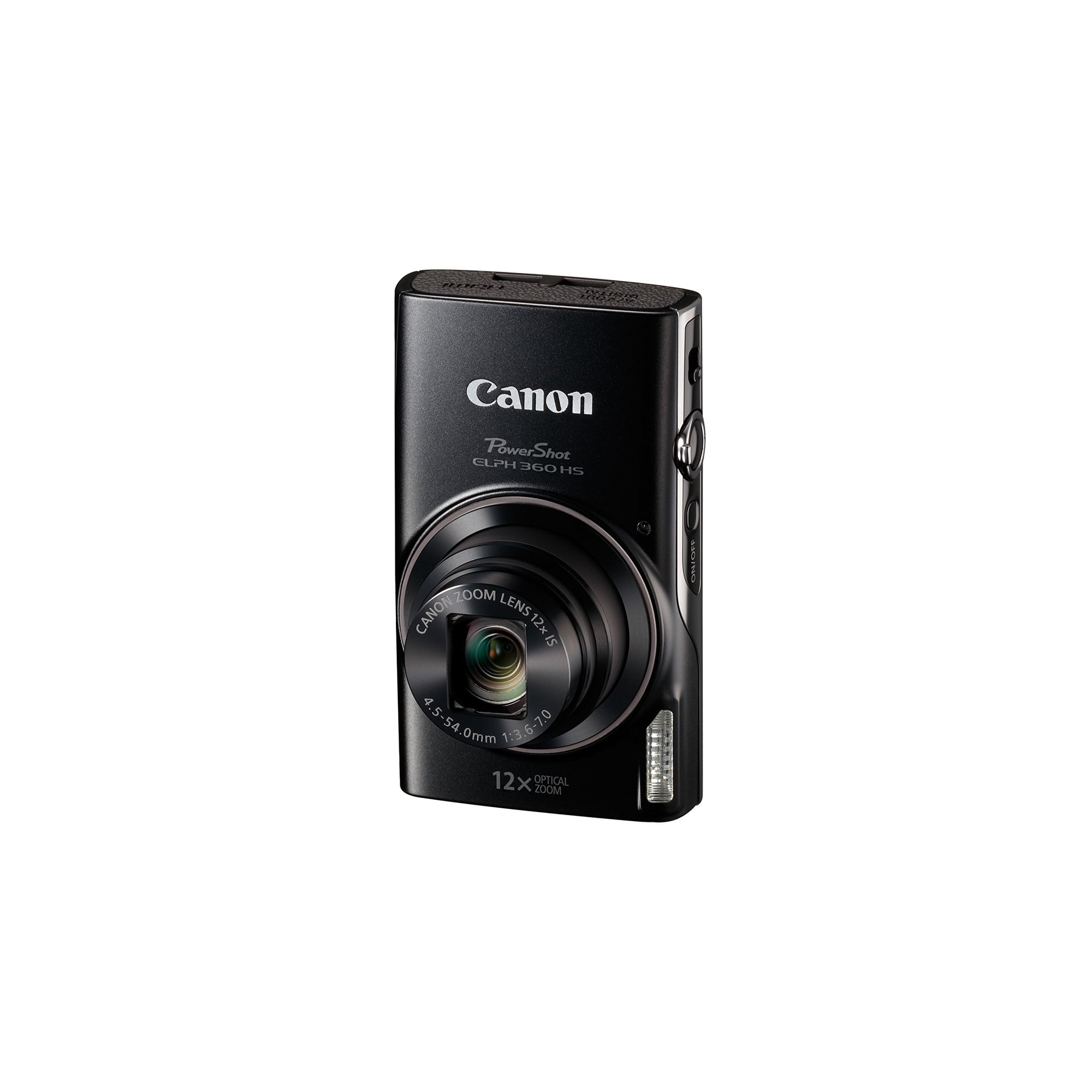 Cámara digital Canon PowerShot ELPH 360 con zoom de 20,2 MP y 12x