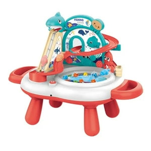 Total E-Commerce - Juguete Mesa De Pesca Con Accesorios Rosado Infantil