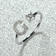 thumbnail image 1 of Stylish Silver A-Z Initial Rings for Weddings, Bridesmaids, and Couples - Perfect Gifts for Love and Fashion, 1 of 5