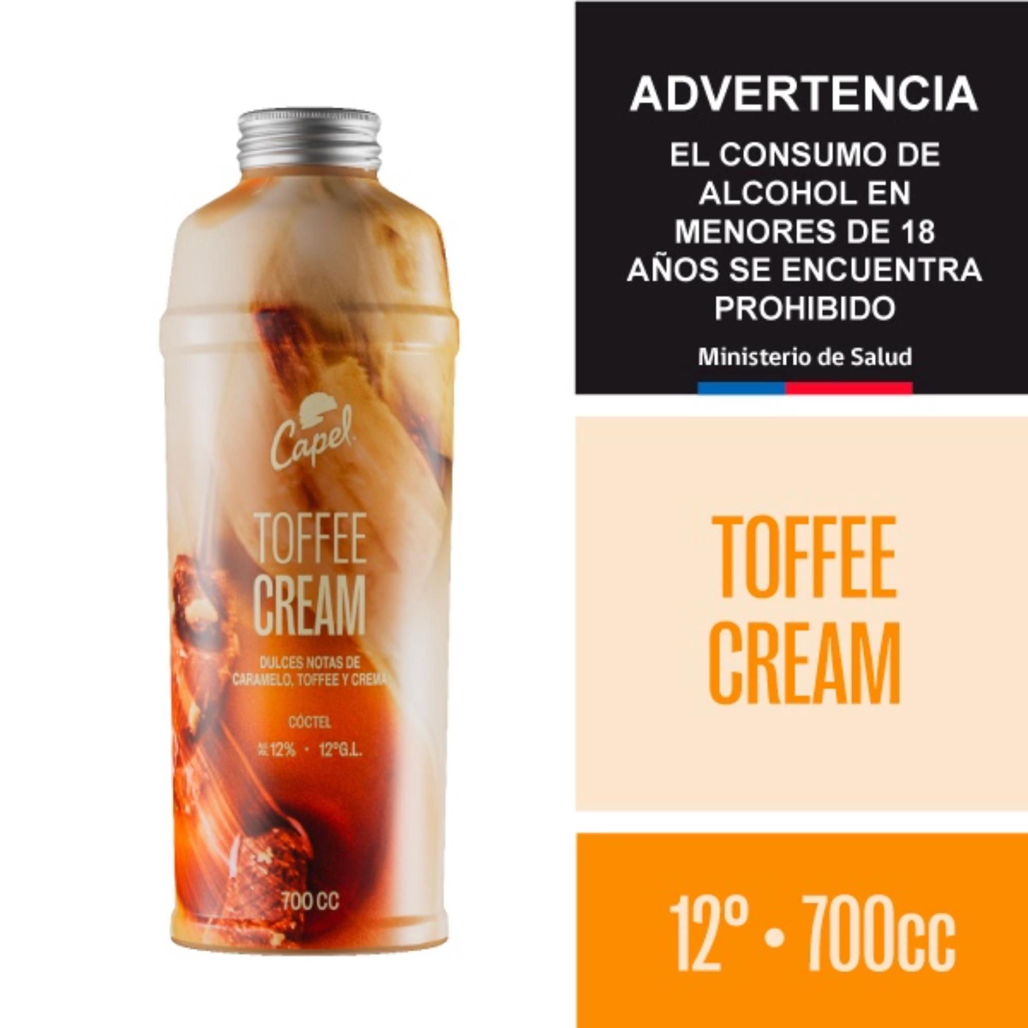 Coctel Toffee Cream 12 Botella, 700 ml