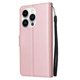 thumbnail image 4 of Funda Cartera para iPhone 14 Pro con Tarjetero, Soporte y Cordón - Protección Oro rosa, 4 of 5